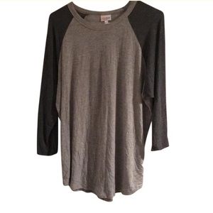 LuLaRoe Randy shirt XL gray